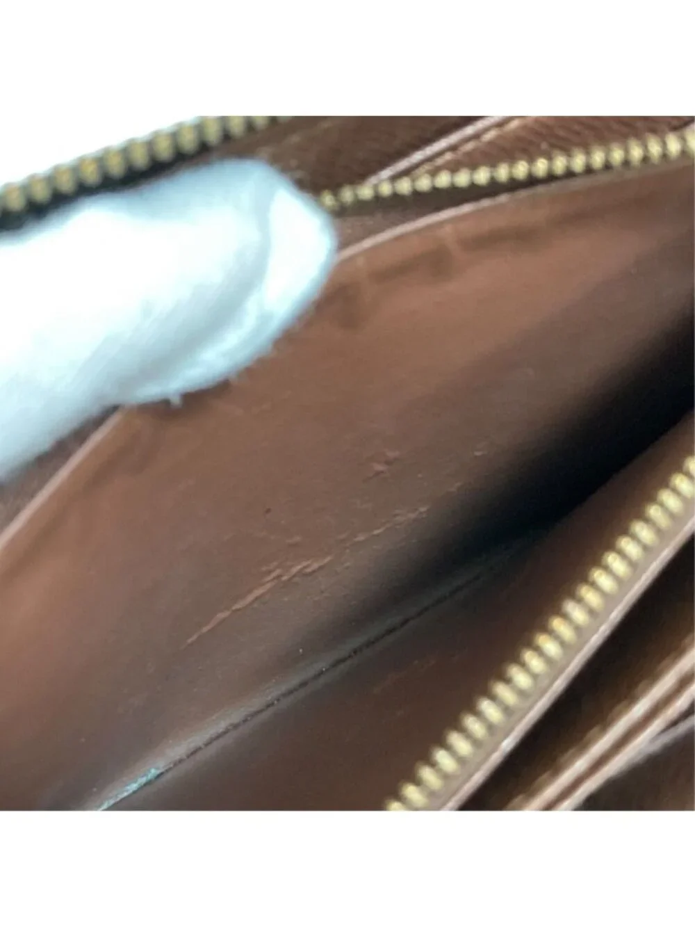 Louis Vuitton Monogram Zippy Wallet Zip Around Brown